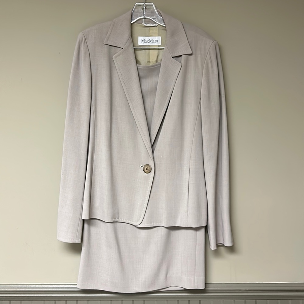 Vintage MaxMara Coordinating Skirt & Blazer